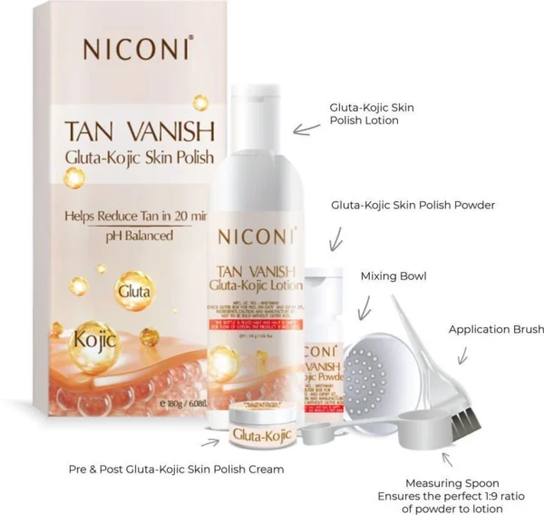 Niconi Gluta Kojic Tan Removal Cream 180g